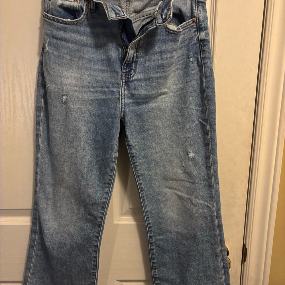 DAZE- Blue Flare Wide Leg Jeans